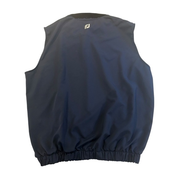 Foot Joy Vest Mens Large Golf Rain Windshirt Windbreaker Jacket 1/4 Zip - Picture 3 of 4
